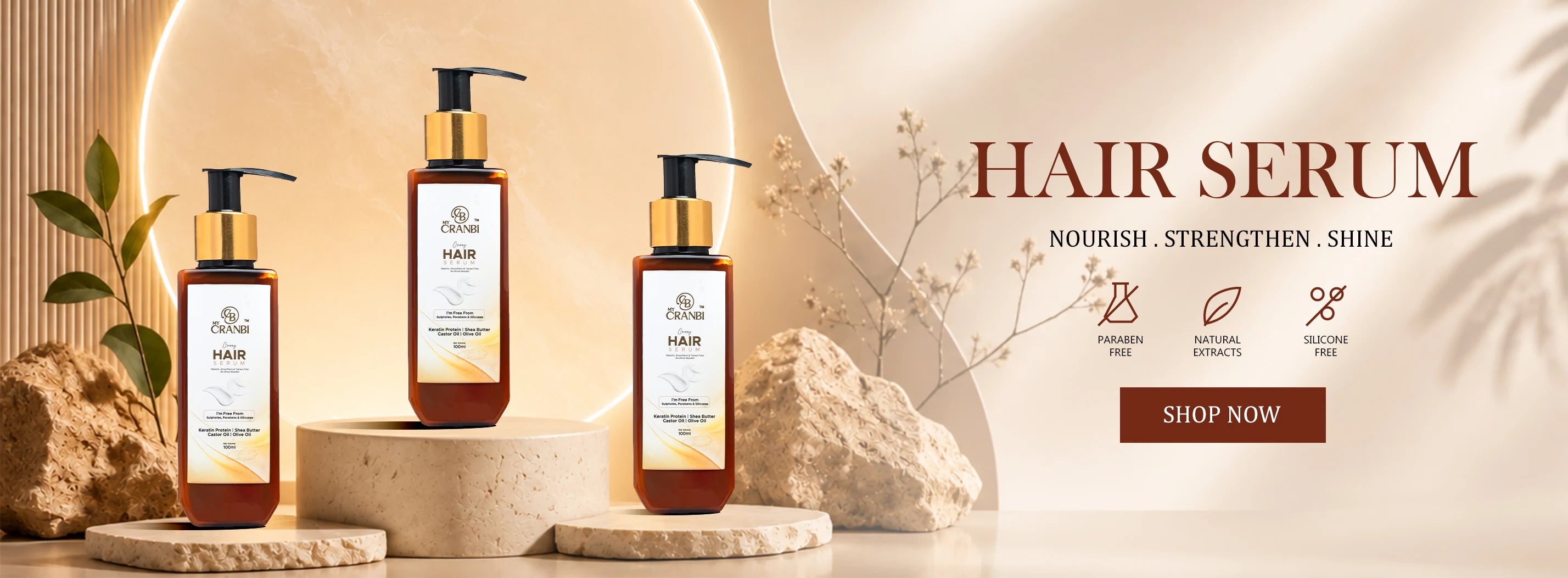 My Cranbi Hair Serum - Nourish, Strengthen, Shine