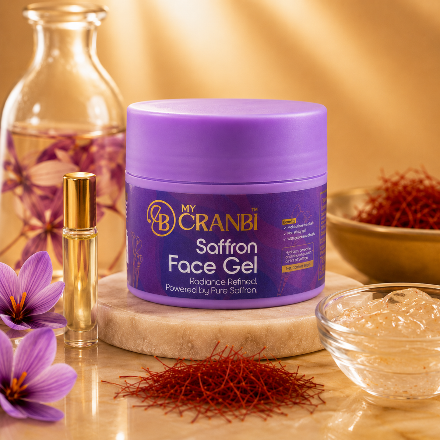 Saffron Face Gel